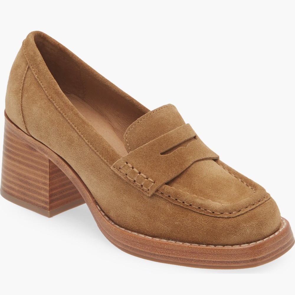 Chocolat Blu Irene Penny Loafer Pump Size 7